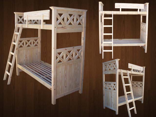 Muebles Intantiles Camas superpuestas tablero Cruz ( en crudo Muebles Intantiles Camas superpuestas tablero Cruz ( en crudo