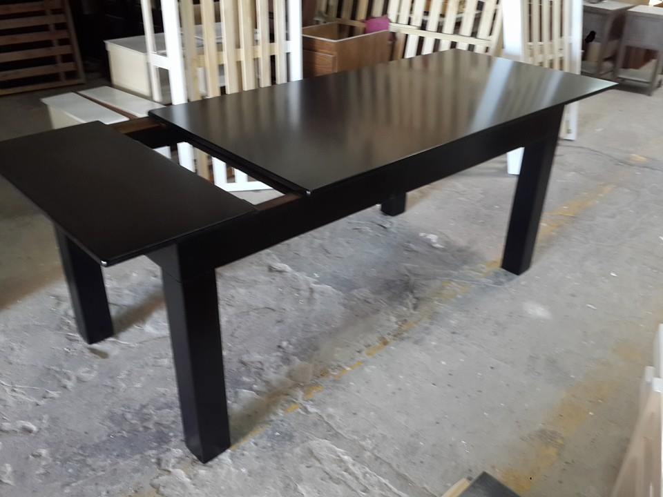 Juego de comedor ( con mesa trampa ) y sillas tapizadas