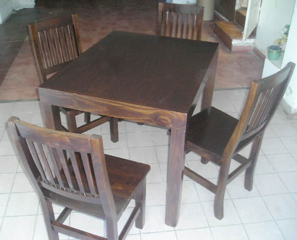 Juego de comedor ( modelo asia  )